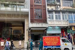 Kịp thời dập tắt đám cháy tại phố cổ Hà Nội