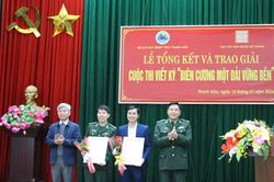 Tổng kết và trao giải cuộc thi viết ký 'Biên cương một dải vững bền'