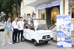 Xe tự hành mang thương hiệu sinh viên
