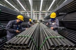 Giá thép giảm 26 Nhân dân tệ/tấn trên sàn giao dịch