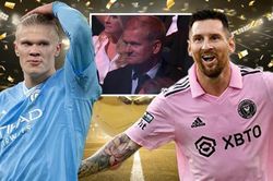 Biểu cảm của bố Haaland khi Messi là người chiến thắng FIFA The Best