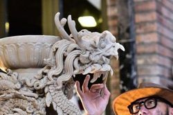 Sắp trình làng 100 tác phẩm gốm độc bản linh vật rồng đón xuân Giáp Thìn