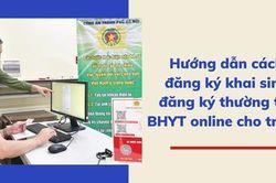 Có thể đăng ký khai sinh, bảo hiểm y tế cho trẻ em, thường trú… qua mạng