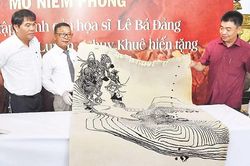 Bộ sưu tập tranh của họa sĩ Lê Bá Đảng