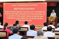 Chung tay xây dựng TPHCM thành một Không gian văn hóa Hồ Chí Minh