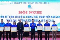 Triển khai công tác Hội Liên hiệp Thanh niên và phong trào thanh niên năm 2024