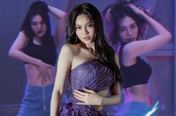 Ninh Dương Lan Ngọc khoe múi bụng, phô diễn vũ đạo trong phòng tập: Điểm số tự chấm liệu có hợp lý?