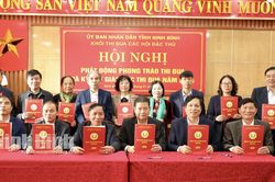 Khối thi đua các Hội đặc thù tỉnh ký kết giao ước thi đua năm 2024