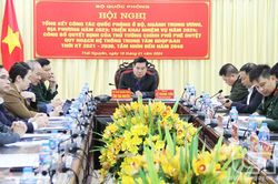 Tăng cường sự lãnh đạo của Đảng, quản lý Nhà nước về quốc phòng, an ninh
