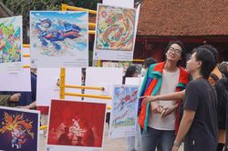 Ngắm tranh rồng tại Văn Miếu - Quốc Tử Giám