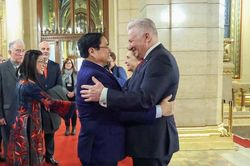 Thủ tướng Phạm Minh Chính hội kiến Phó Chủ tịch Quốc hội Hungary Jakab István