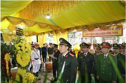 Đại úy công an hy sinh khi làm nhiệm vụ