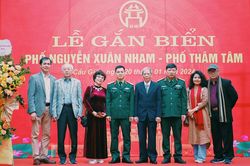 Hà Nội: Tổ chức Lễ gắn biển tên phố Thâm Tâm