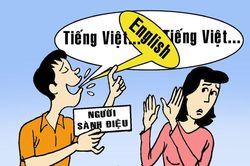 Có phải nói tiếng Việt xen vài từ tiếng Anh là sành điệu không ông giáo?