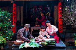 Chùm ảnh: Về Làng cổ Đường Lâm 'ăn Tết xưa'