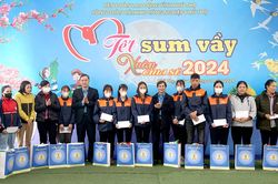 Công đoàn các Khu công nghiệp tỉnh tổ chức chương trình 'Tết sum vầy – Xuân chia sẻ'