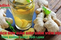 5 cách giảm viêm họng cấp tính những ngày trời lạnh
