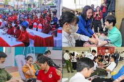 Rộn ràng ngày hội Chủ Nhật Đỏ lần thứ XVI tại nhiều địa phương trên cả nước