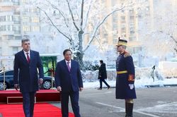 Lễ đón Thủ tướng Chính phủ Phạm Minh Chính thăm chính thức Romania