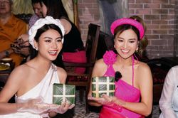Siêu mẫu Vũ Thu Phương hội ngộ 'trò cưng' Xuân Hạnh, nhan sắc đương kim hoa hậu gây chú ý