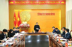 Hội nghị Ban Thường vụ Tỉnh ủy