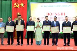 UBND huyện Sơn Dương phát động phong trào thi đua yêu nước năm 2024