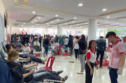 Hơn 800 người ở Thừa Thiên - Huế đăng ký tham gia hiến máu cứu người