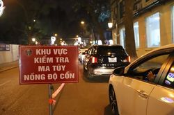 Giật mình số 'ma men' bị xử lý trong cao điểm kiểm tra nồng độ cồn