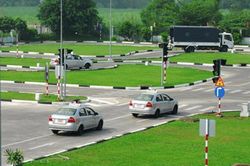 Yêu cầu đối với các bài thi sa hình bằng lái xe hạng C, D, E