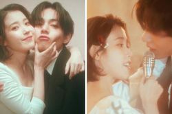V BTS và IU phản ứng hóa học trong MV 'Love Wins All' khiến fan xôn xao