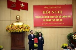 Ông Lương Nguyễn Minh Triết giữ chức Bí thư Tỉnh ủy Quảng Nam