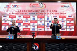 Tám đội bóng tranh tài tại giải futsal VĐQG 2024