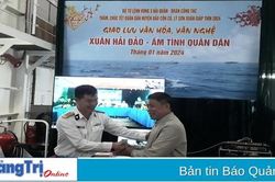 Bộ Tư lệnh Vùng 3 Hải quân: Chúc Tết, tặng quà quân dân huyện đảo Cồn Cỏ