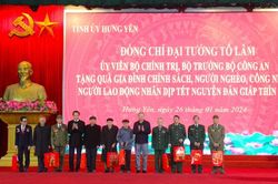 Nghĩa cử ấm áp của Đại tướng Tô Lâm với bà con tỉnh Hưng Yên khi Tết Nguyên đán gần kề