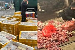 Hơn 3 tấn mỡ nước không rõ nguồn gốc chuẩn bị xuất bán ở Hà Nội