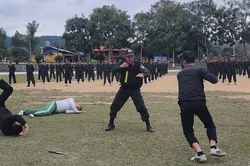 Màn biểu diễn võ thuật của những 'quả đấm thép' ở vùng Tây Bắc
