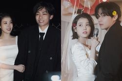 Ảnh hậu trường 'đốn tim' fan của V BTS và IU trong MV 'Love wins all'