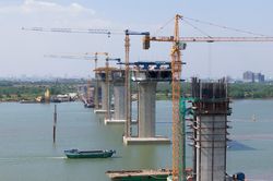 Cầu Nhơn Trạch đoạn qua Đồng Nai thi công cầm chừng do vướng mặt bằng
