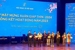 Nghệ sĩ Trịnh Minh Hiền, Hà Miên nhận giải thưởng Âm nhạc 2023