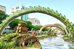 Đường hoa Nguyễn Huệ đạt tiến độ thi công hơn 80%