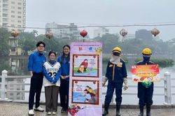 Công ty Thoát nước lan tỏa thông điệp 'Thả cá đừng thả túi nilon'