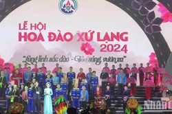 Khai mạc Lễ hội hoa đào xứ Lạng năm 2024
