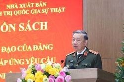 Ra mắt sách do Bộ trưởng Bộ Công an Tô Lâm chủ biên
