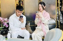 Chu Thanh Huyền khoe dành cả ngày để đi mua sắm cùng Quang Hải, chọn toàn đồ hiệu cực sang xịn