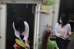 Những hình ảnh đầu tiên tại phiên tòa xét xử người mẫu Ngọc Trinh
