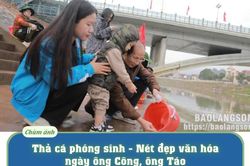Thả cá phóng sinh - Nét đẹp văn hóa ngày ông Công, ông Táo