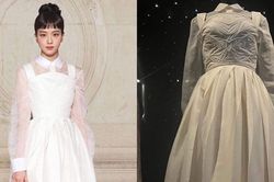 Bộ váy của Jisoo Blackpink được trưng bày tại bảo tàng Dior