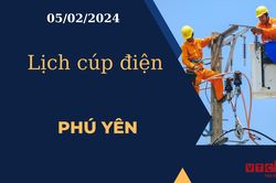 Lịch cúp điện hôm nay tại Phú Yên ngày 05/02/2024