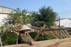 Hà Tĩnh: Làng nghề bánh đa nem thôn Bình nhộn nhịp sản xuất phục vụ Tết