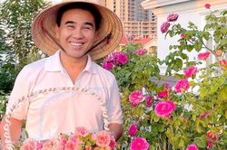 Bà xã MC Quyền Linh khoe vườn hoa rực rỡ trong biệt thự 500m2